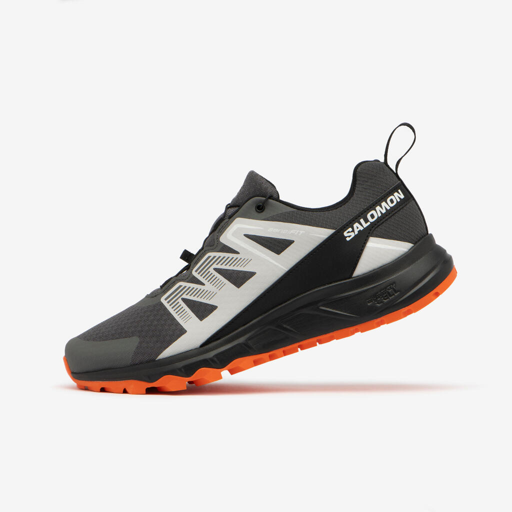 Men's Trail Running Shoes - Salomon Supera Trail 3 - Grey/Orange